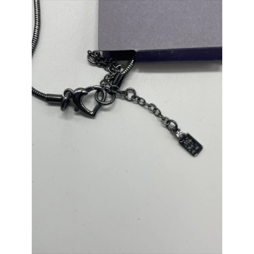 Jennifer Lopez Long Glass, Rhinestone Tassel Pendant Necklace New